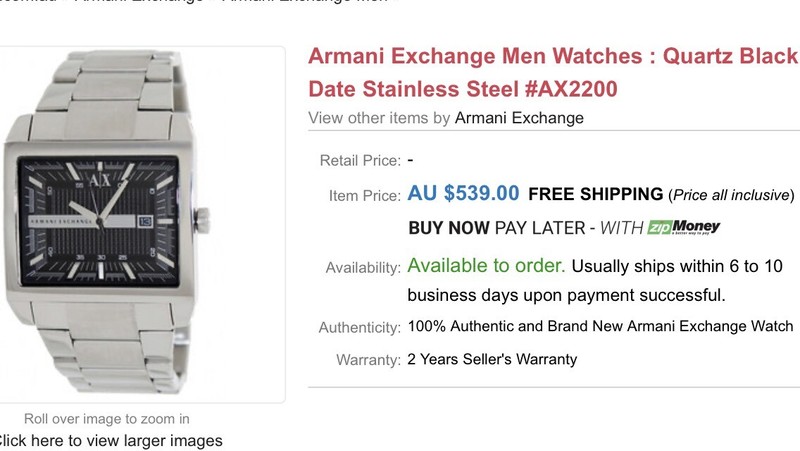 armani exchange ax2200